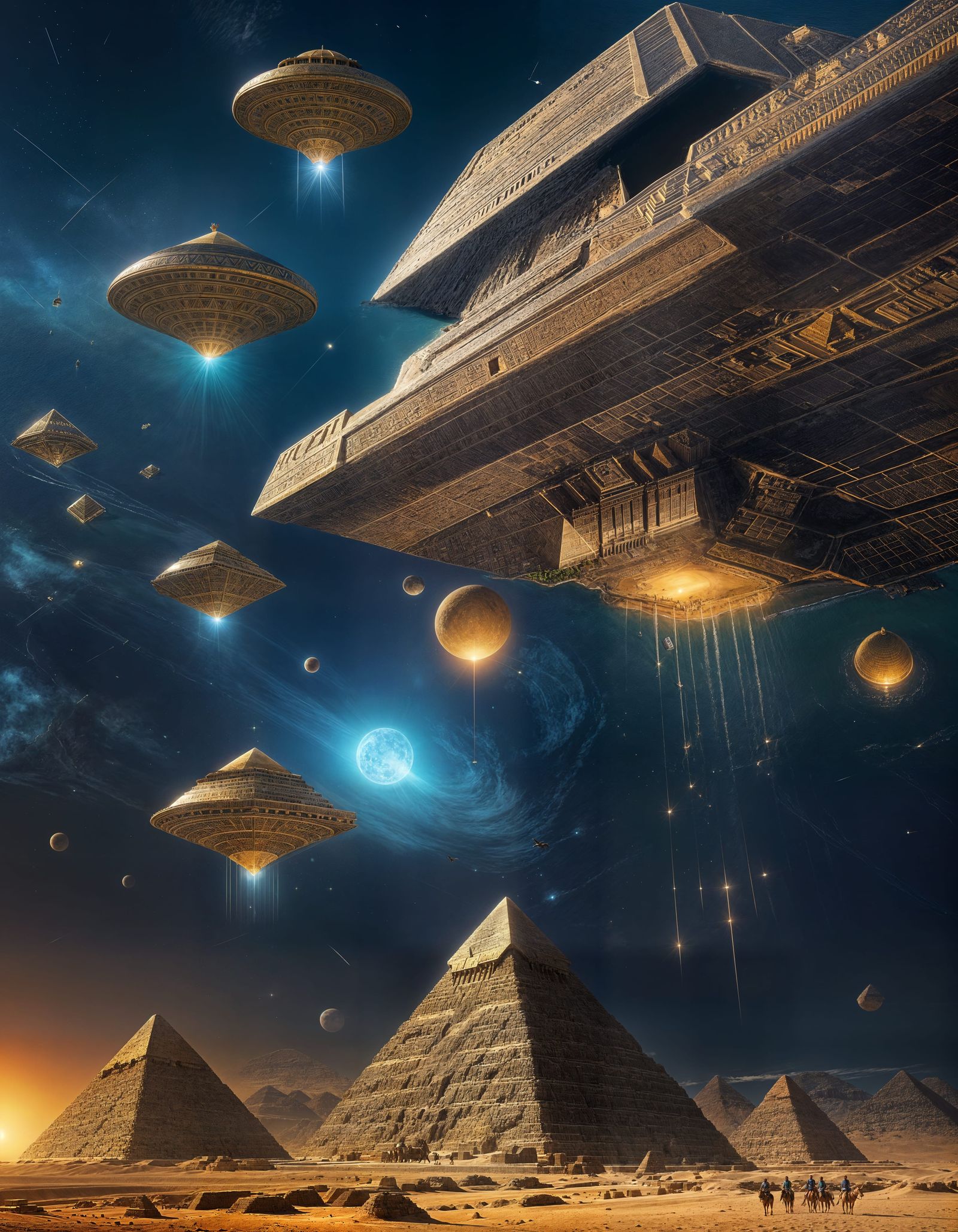 Ancient Egypt Pyramids Built by Giants with Celestial Starsh...