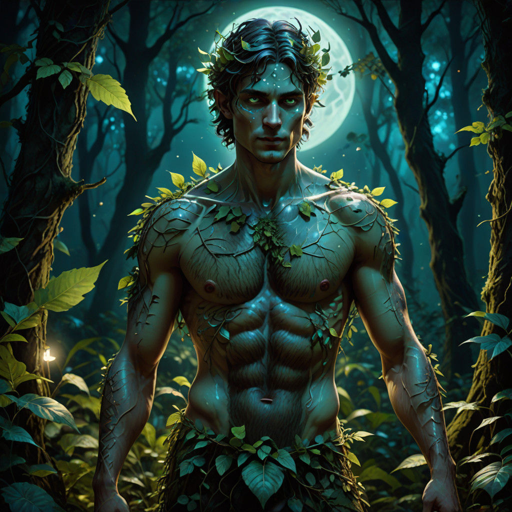 Ethereal Forest Nymph in Soft Focus