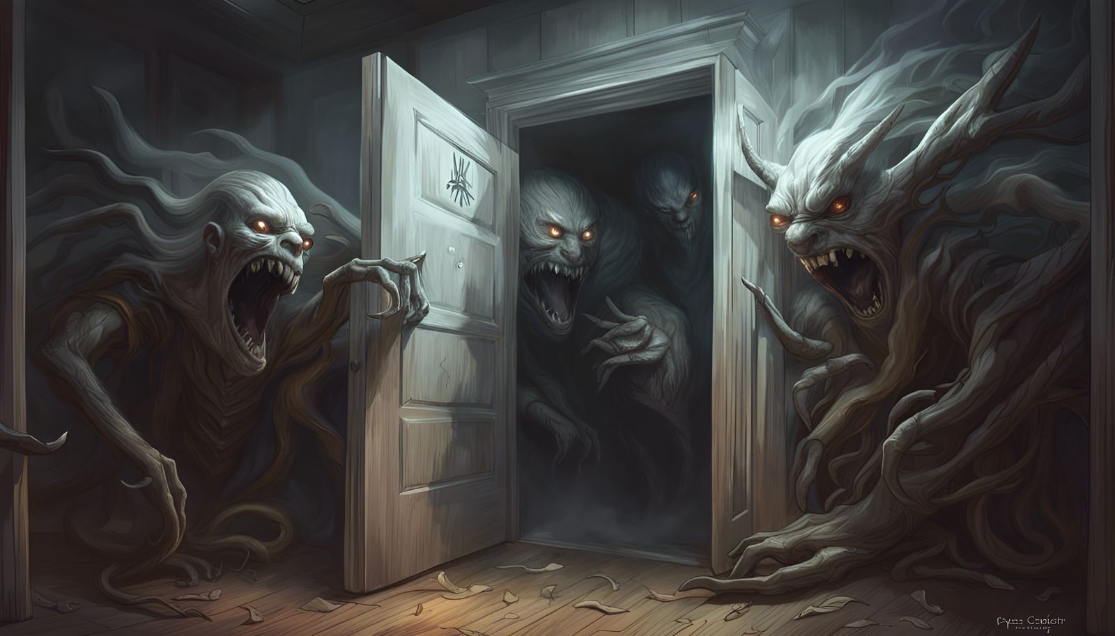 Ethereal Spirits Clawing From a Dystopian Closet