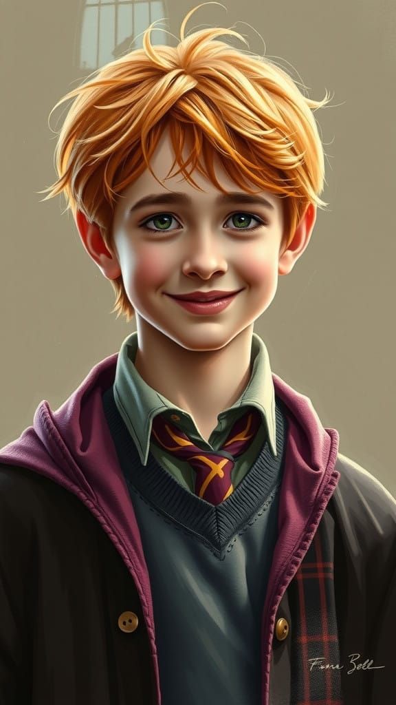 Ron Weasley in Impressionist Style