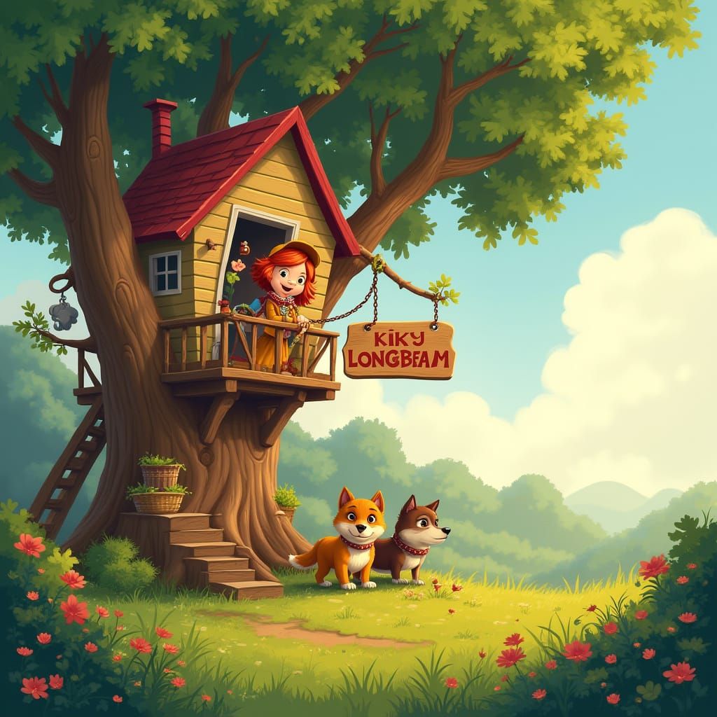 Mysterious Afternoon in a Whimsical Treehouse