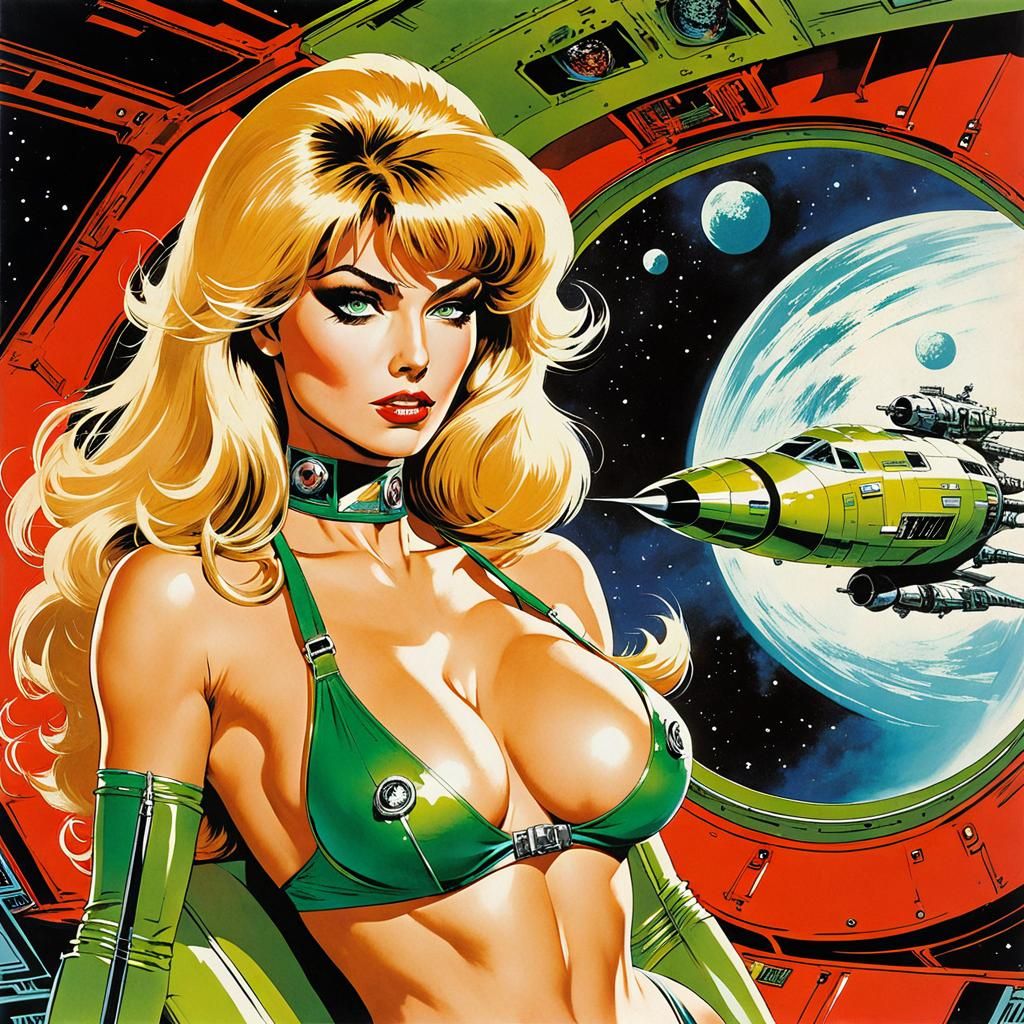 Barbarella Comic Art in Bisley and Shinkawa Styles