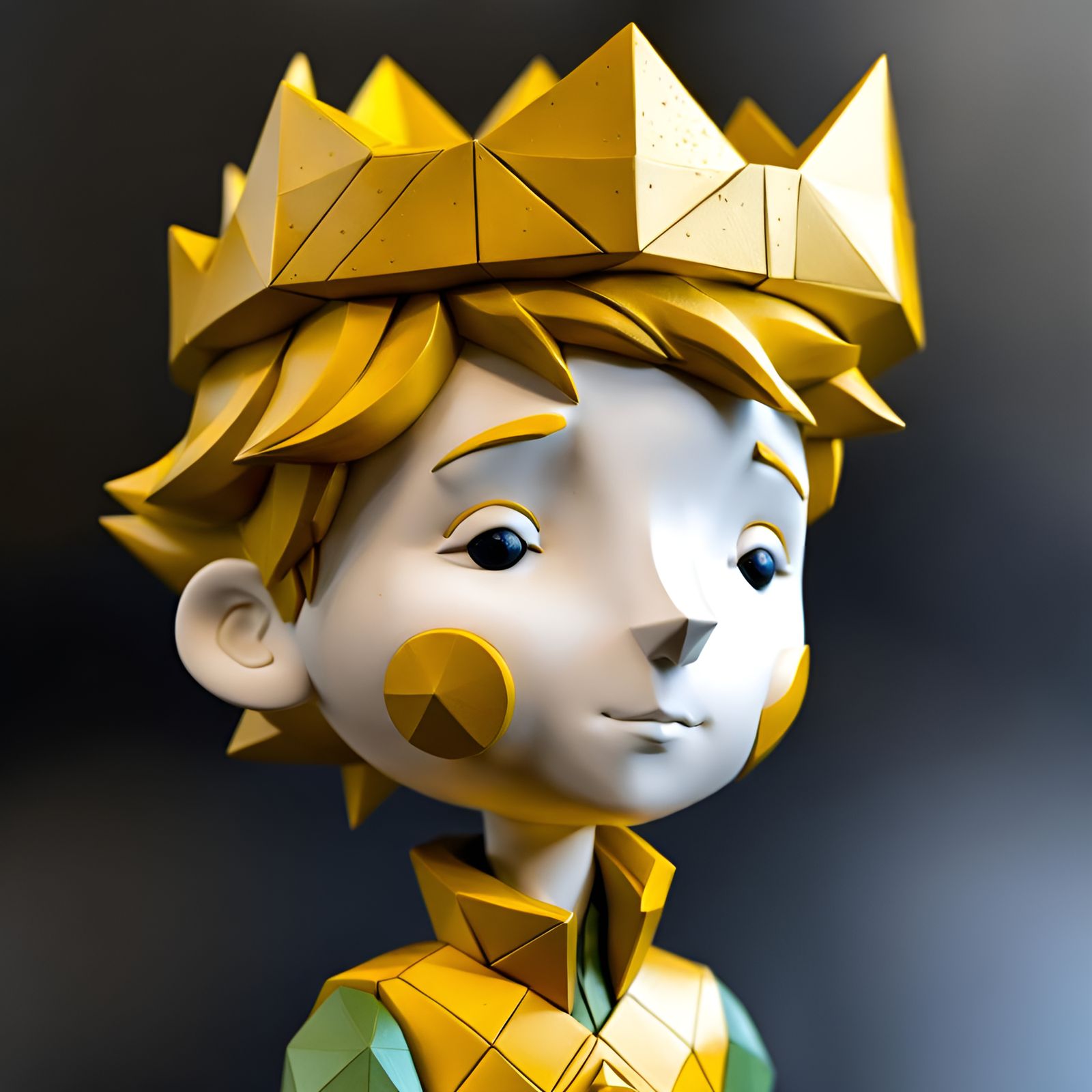 Geometric Sculpture of The Little Prince