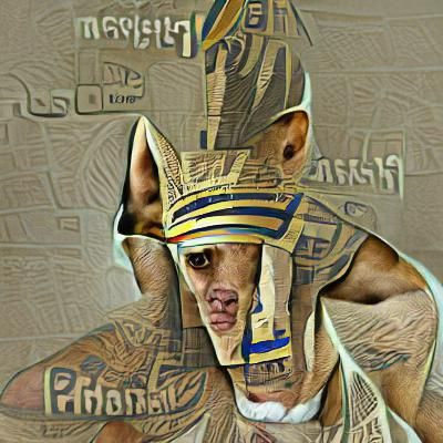 Majestic Egyptian Pharaoh in Royal Regalia