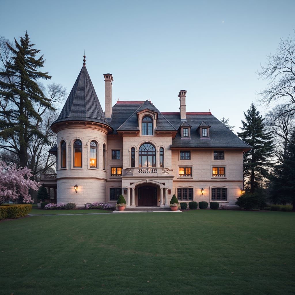 Elegant Mansion in Serene Surroundings