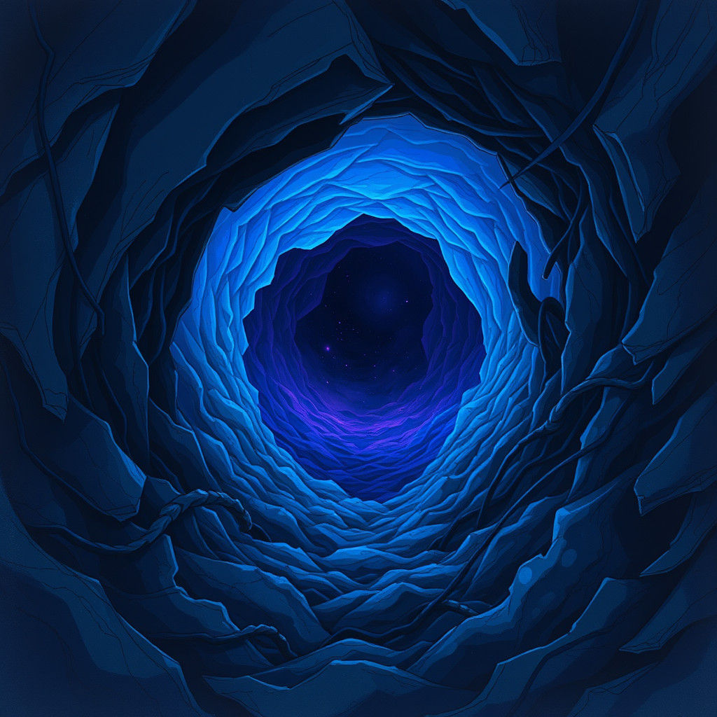 Ethereal Void's Mouth Illustration in Anime Style