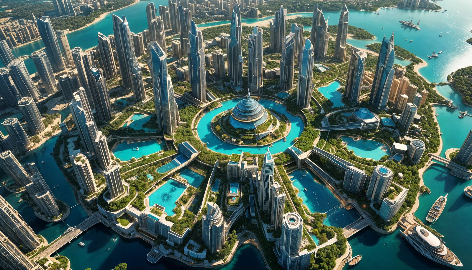 Astraea: Futuristic Floating City in the Arabian Gulf