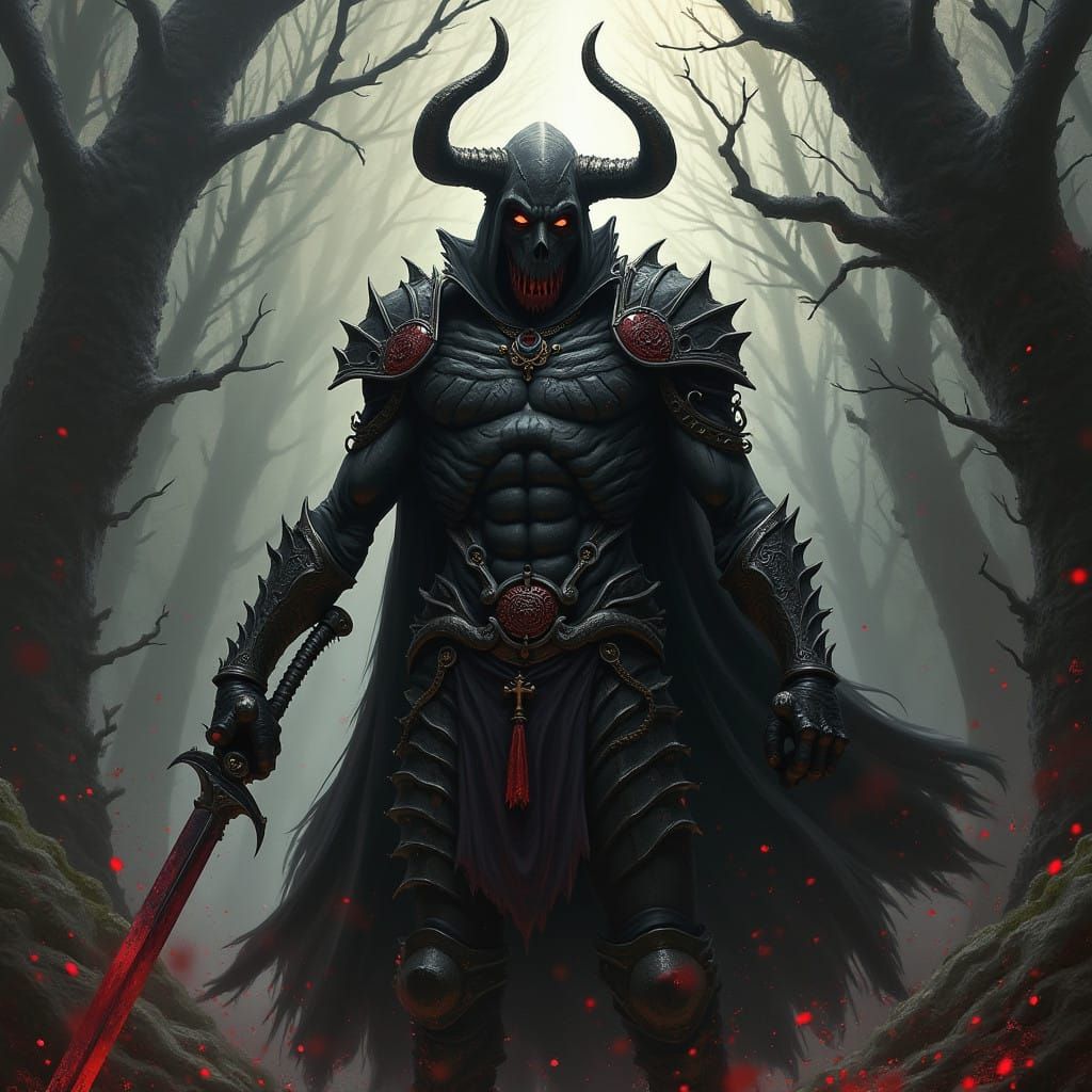 Cyberpunk Cityscape in Darkened Neon