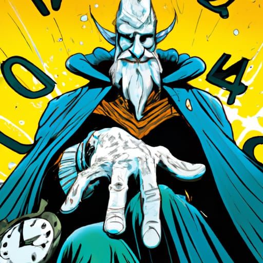 Father Time as Comic Book Super Villain