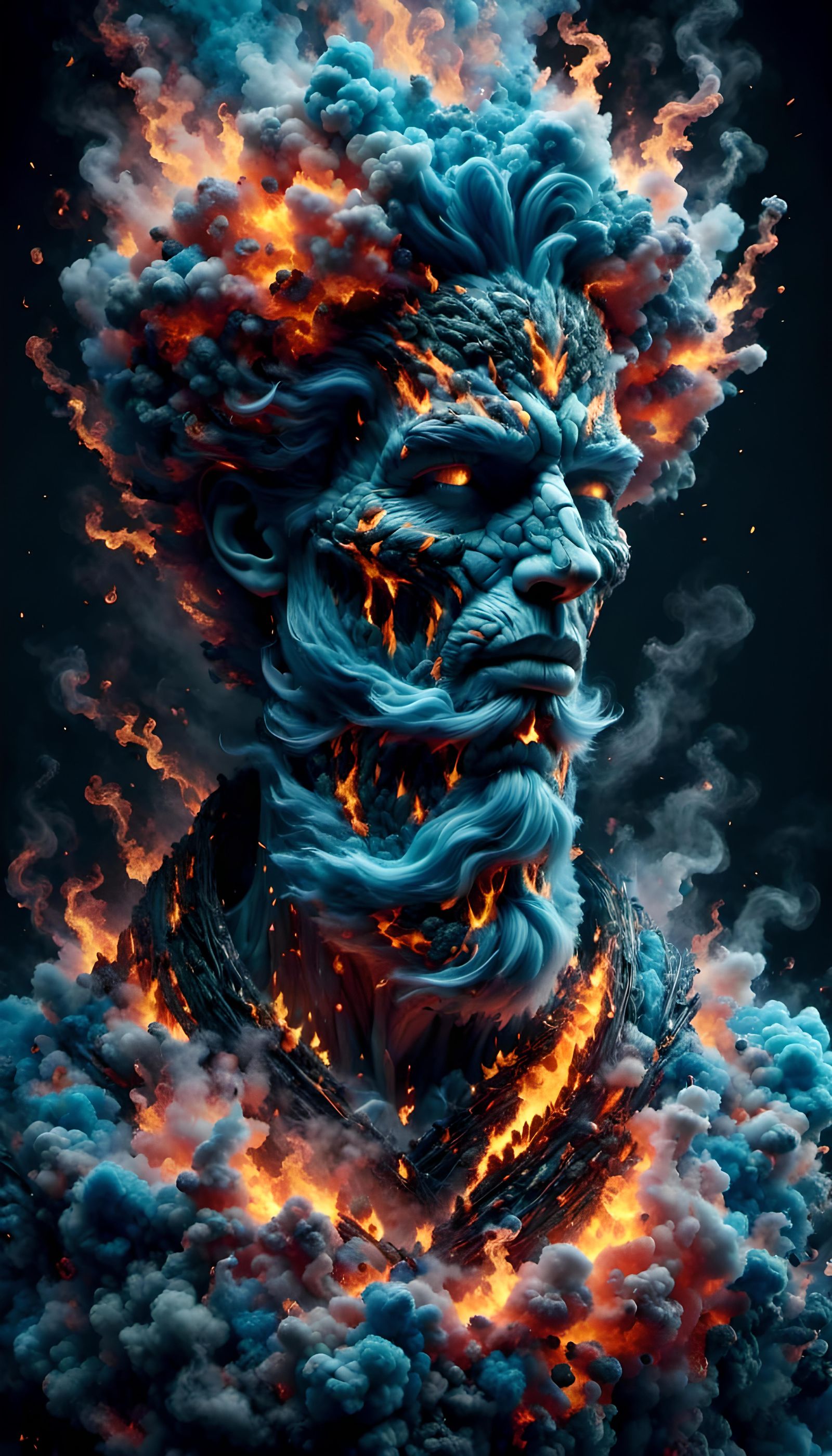 Interdimensional Being Creates Pyrite Stone