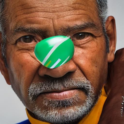 Badminton Player Portrait with Bokeh and Studio Lighting