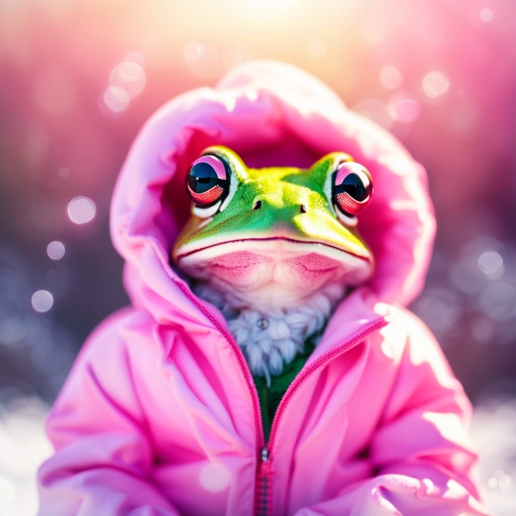 Frog In A Jacket 4
