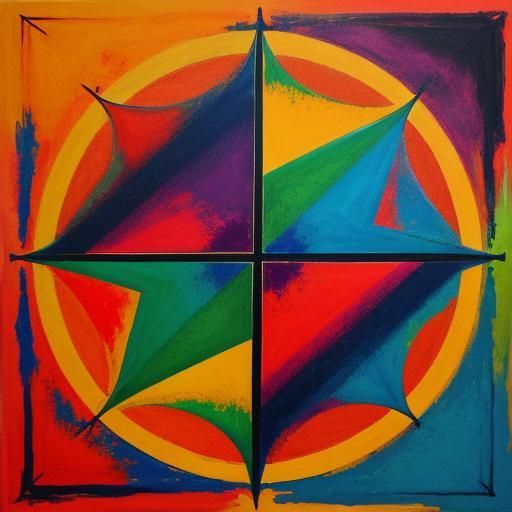 Vibrant Abstract Artistry in Fine Detail