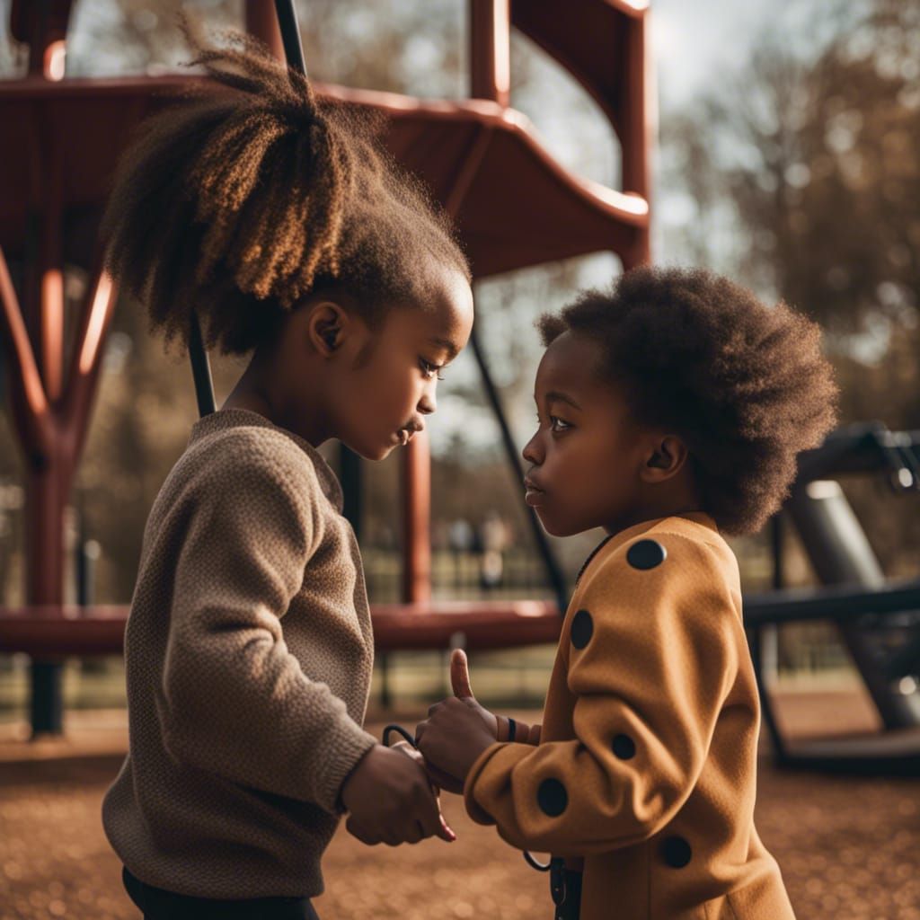 Children Playing on a Playground