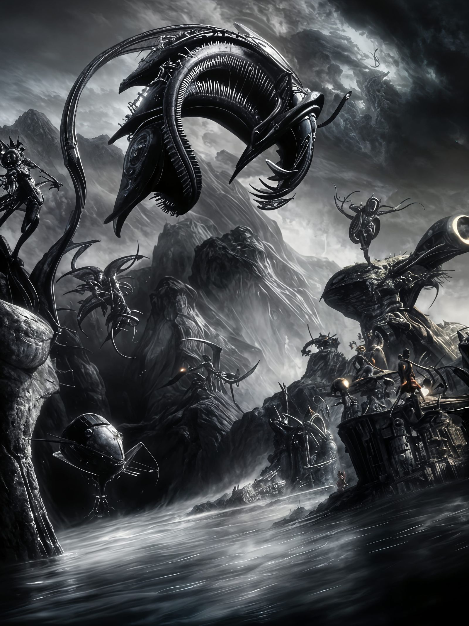 The delicate trap on the tongue of some Legendary Sea Monster (LSM) about to have a bite of - something...?