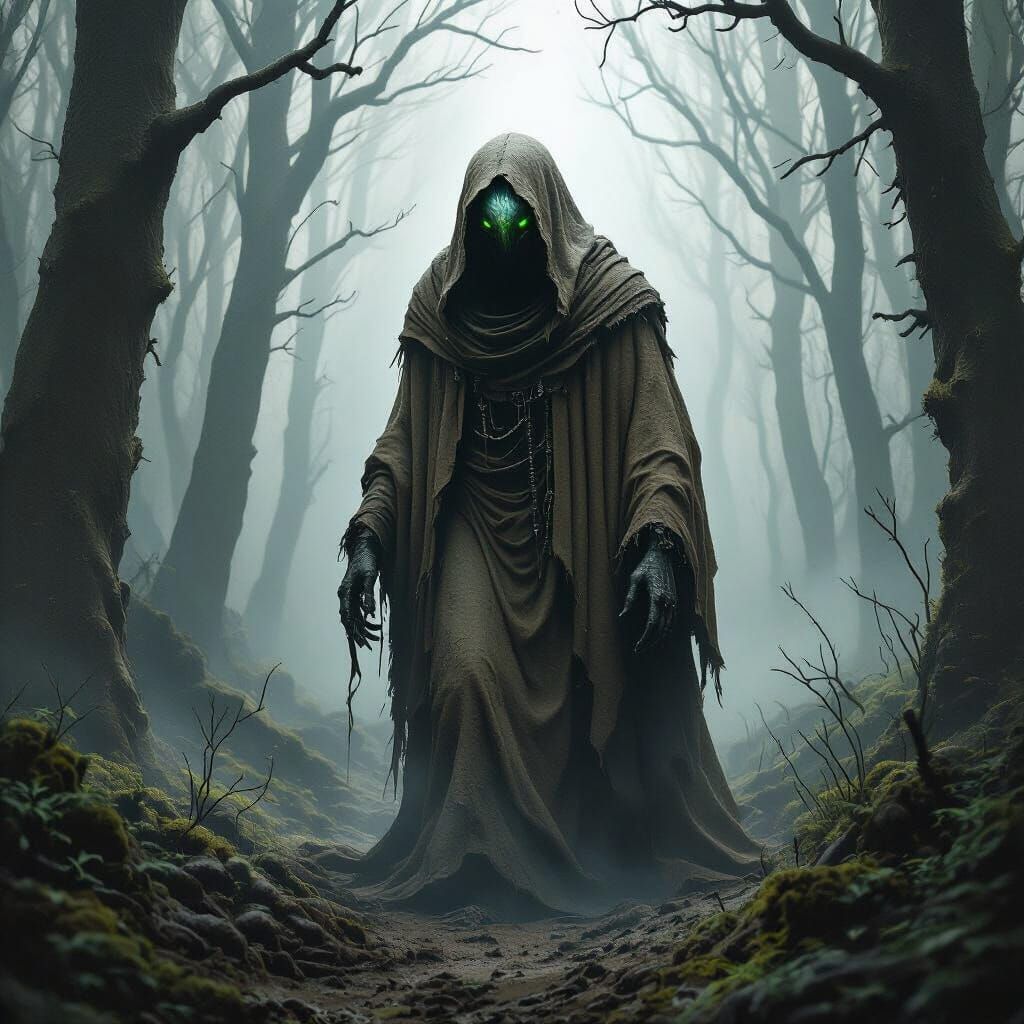 Mysterious Vore Creature Emerges from Misty Forest