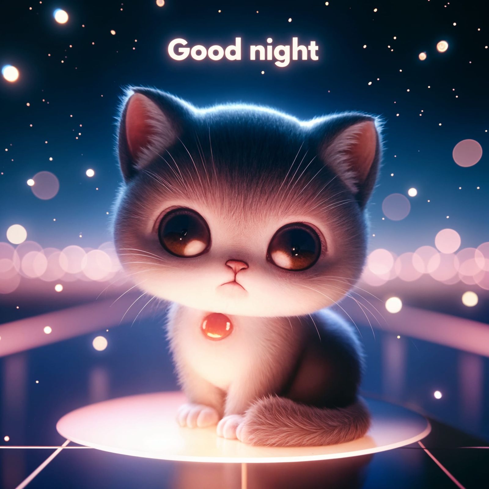 Good night cat