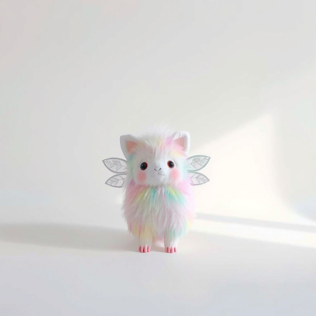 Rainbow Creature in Dreamy Pop Surrealist Style