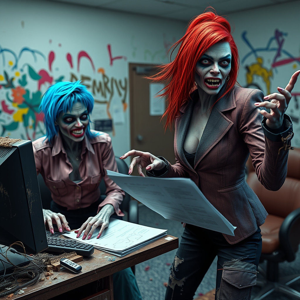 Zombie Apocalypse: Office Life in Unreal Engine Style