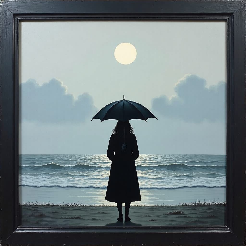 Grimdark Scene by Jack Vettriano Style