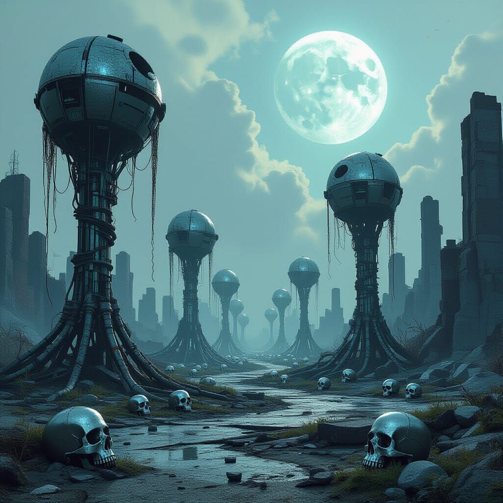 Cybertron's Ruined Alpha Preserve: A Dystopian Landscape