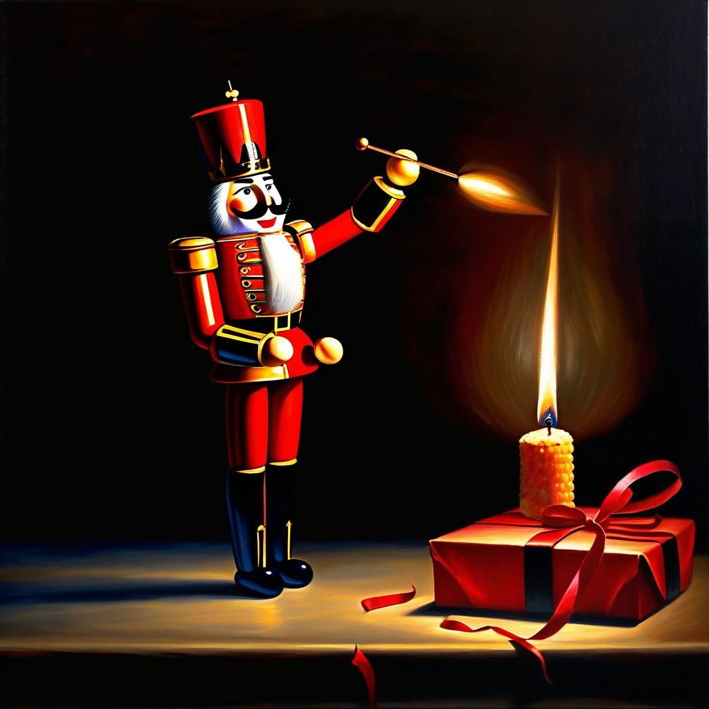 Birthday Card from a Nutcracker