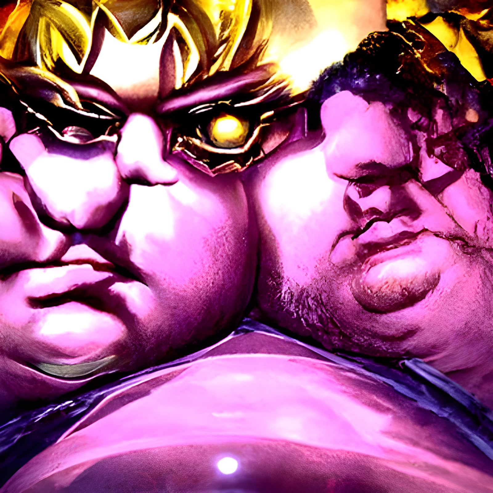 Fat guy playing league while Dio Brando Controls the World