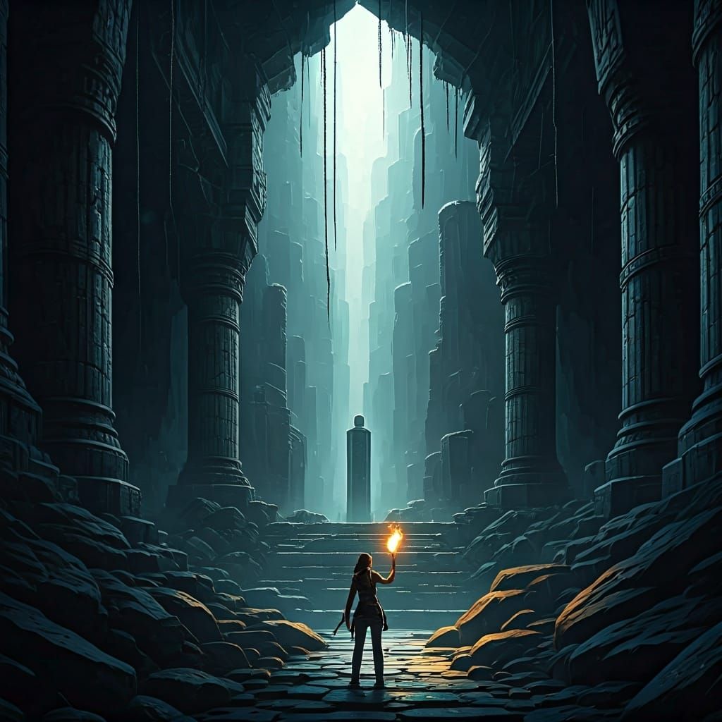 Lara Croft's Biopunk Treasure Hunt