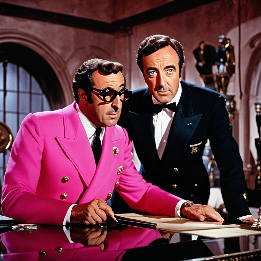 Pink Panther Movie Scene with Inspector Clouseau