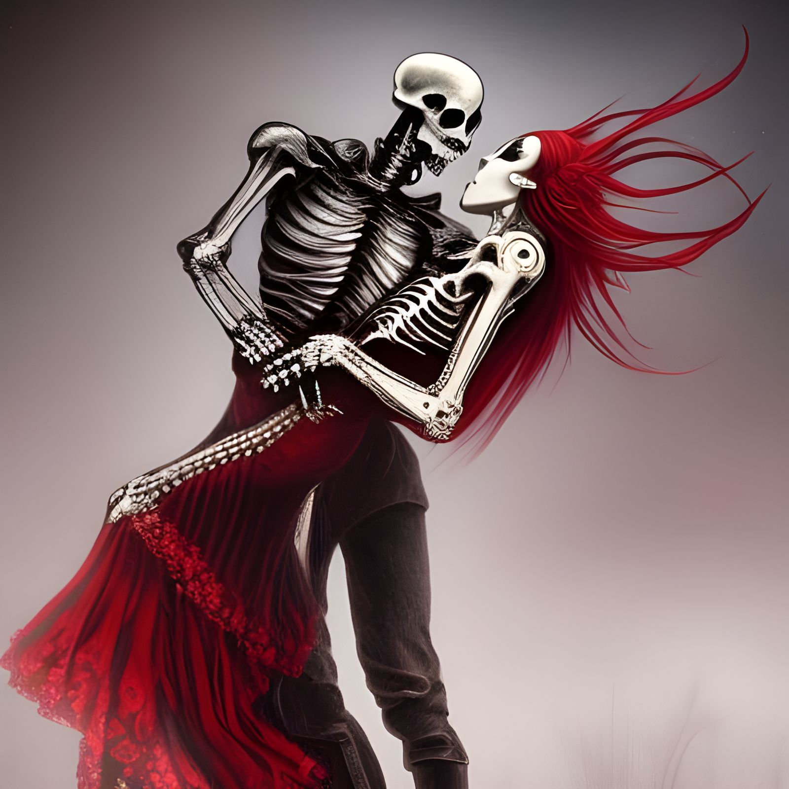 Dancing Skeletons: Gothic Futuristic Love