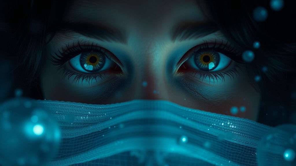 Surreal Face Without Eyes: Hope and Loss