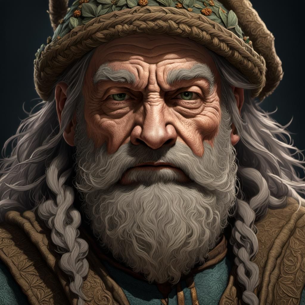 Grizzled Dwarf Herbalist