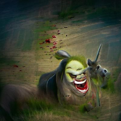 Sinister Shrek Confronts Donkey