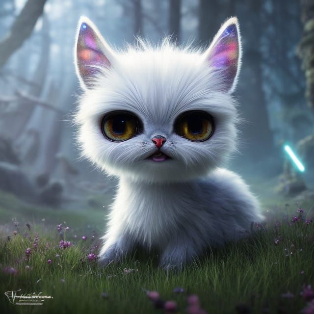 Filigree Gremlin Portrait in Overgrown Faerie Circle