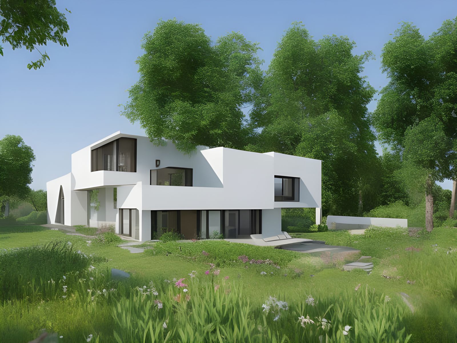Modern Countryside House with Large Garden