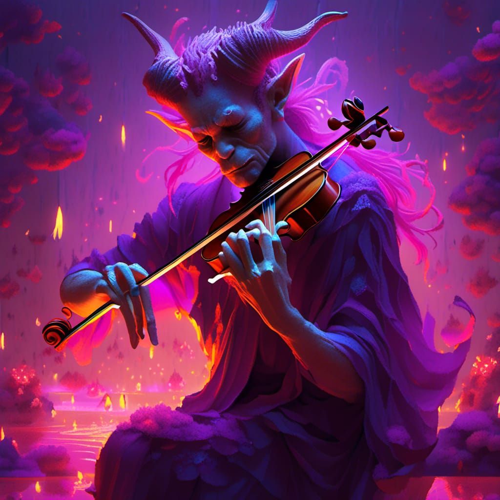 Devil's Violin Solo: Dark Fantasy Masterpiece