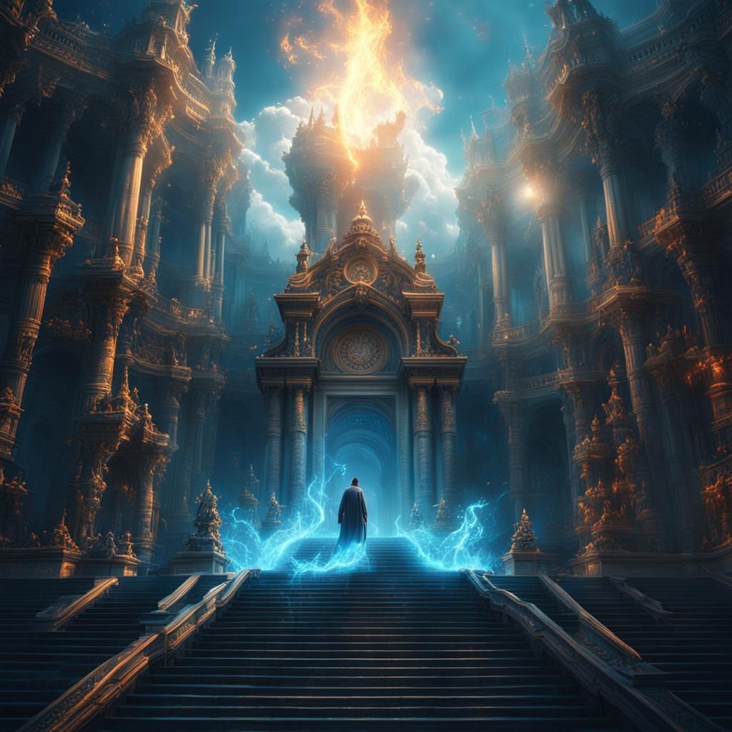 Epic God of Heavenly Blue Flames