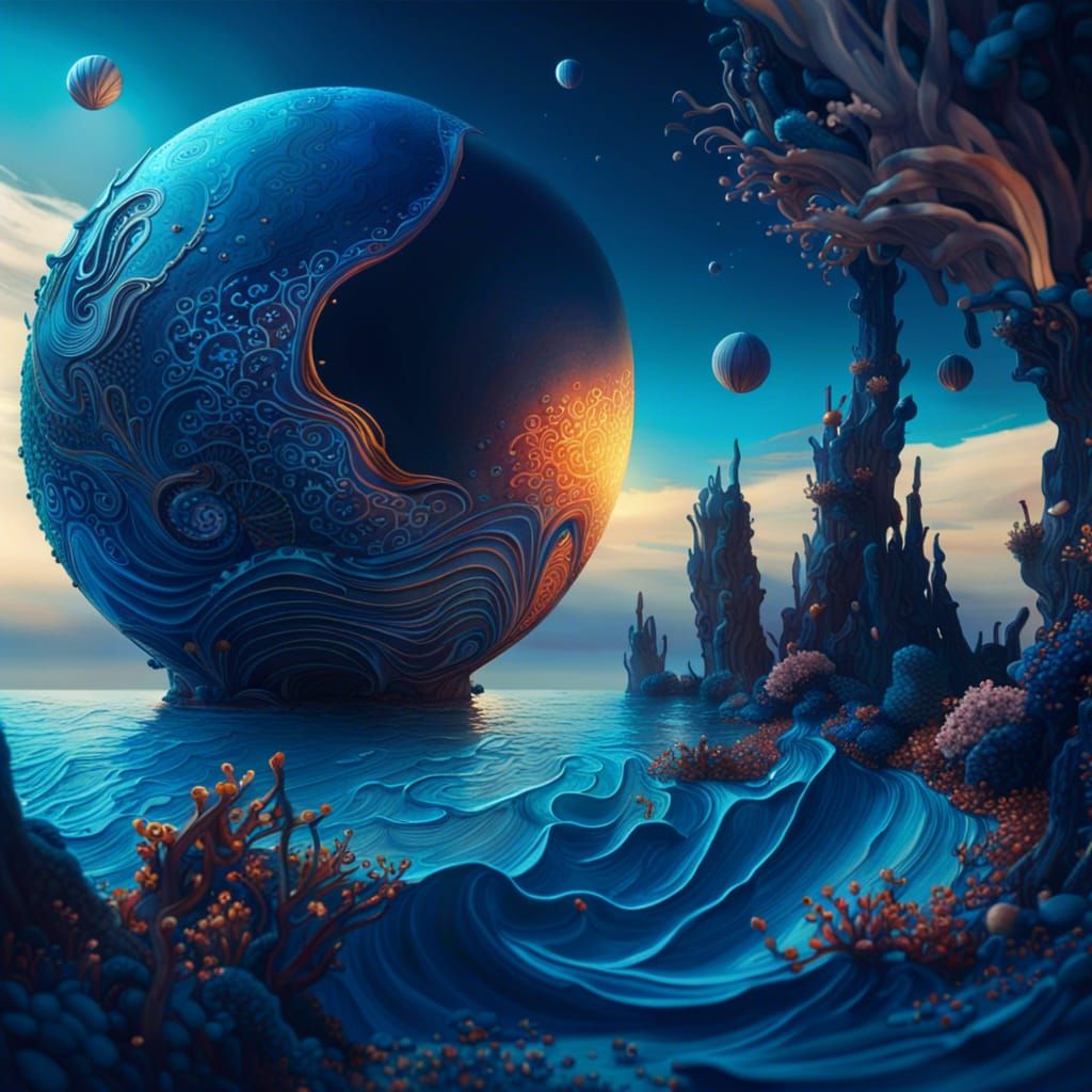 Surreal Galactic Star Seed Birth on Venus