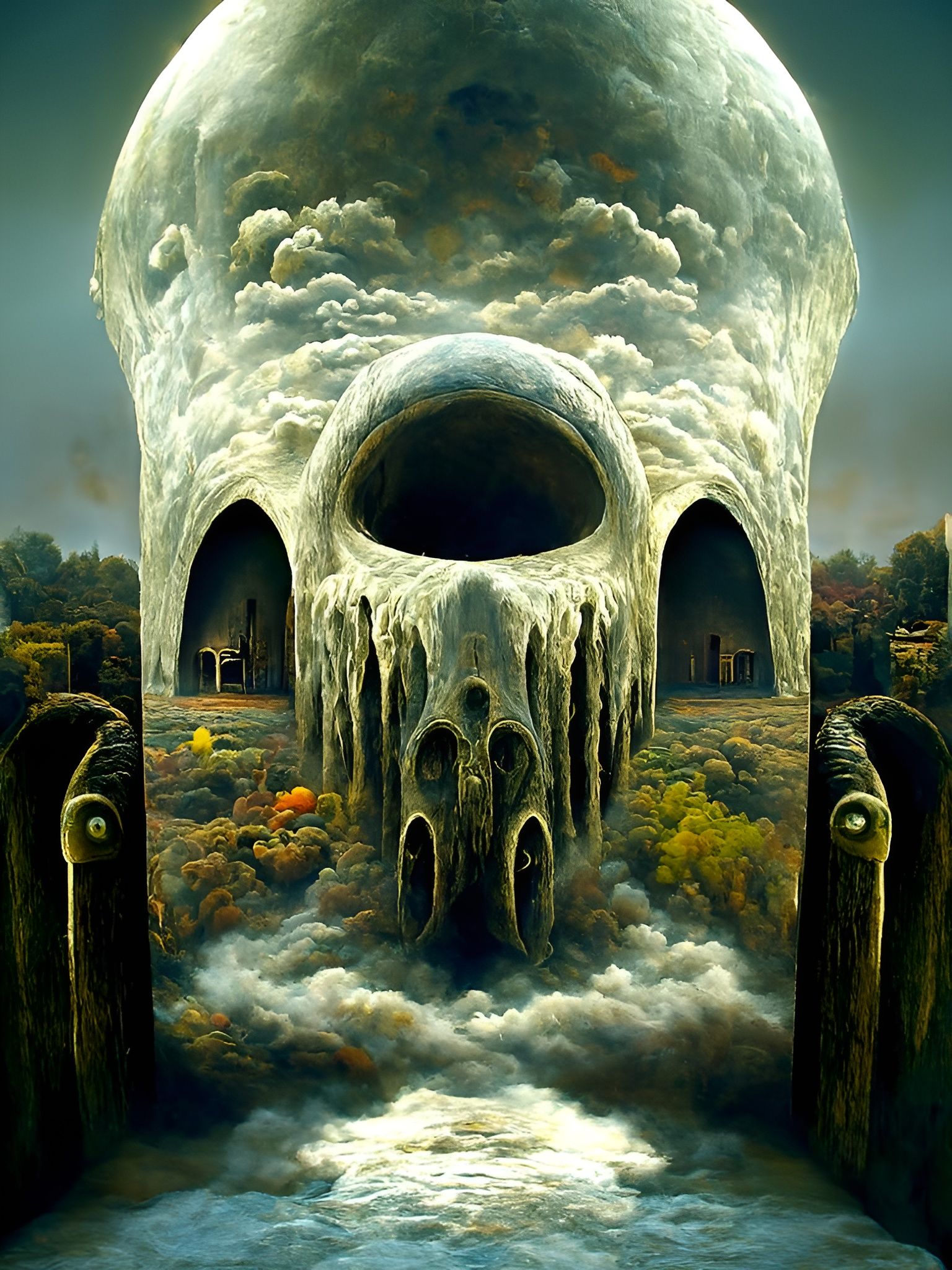 Enigmatic Horror Landscape by Keith Thompson