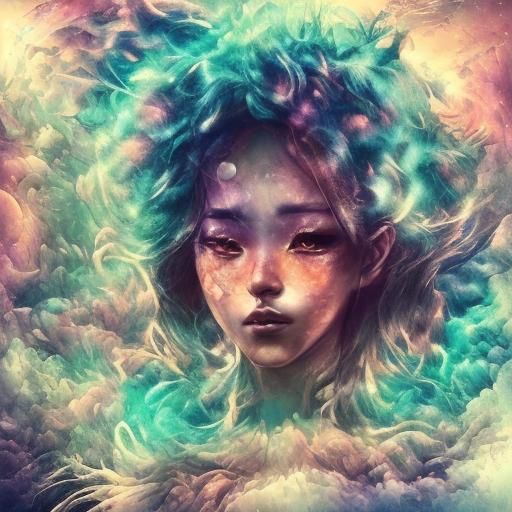 a glowing high detail human fox hybrid, in a liquid sinister background, shot on Hasselblad H6D-400c Multi-shot, Mitakon...