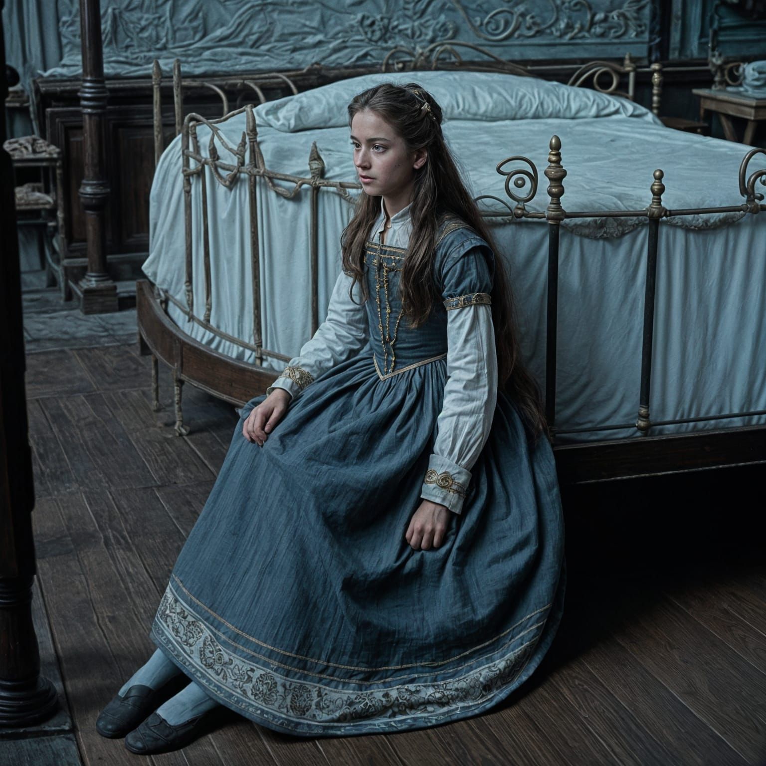 Peter the Great and Tsarina: A Film Scene