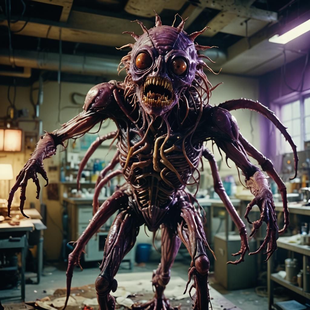 Grotesque Parasite Attachments in a Darkened Laboratory