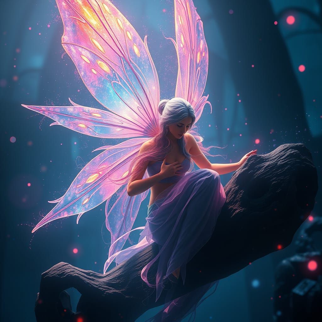Surreal Fairy Reveals Radiant Dreamscape
