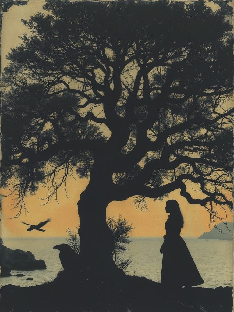 Golden Olga Portrait in Vibrant Sunset Light