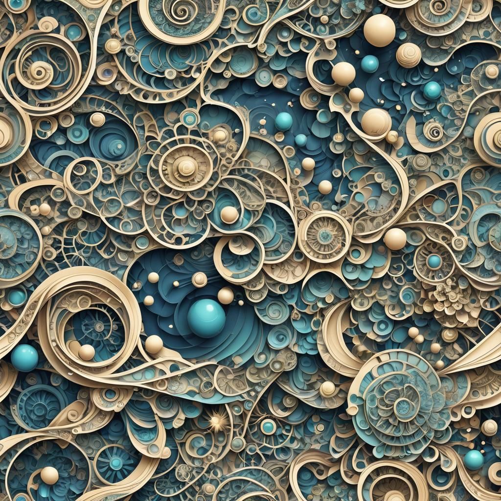 Abstract Space Wealth with Fractal Elements