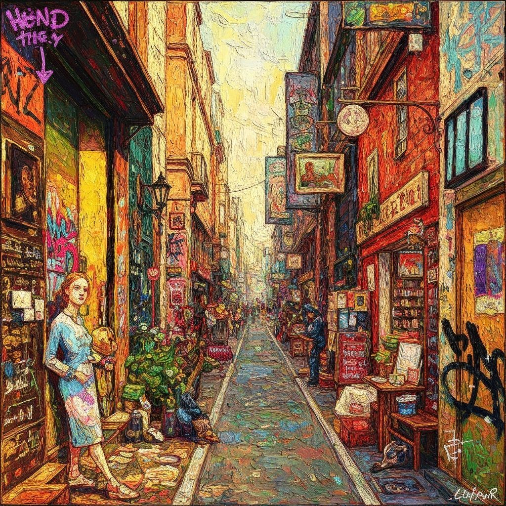 Fractal Composition in American Realism Style