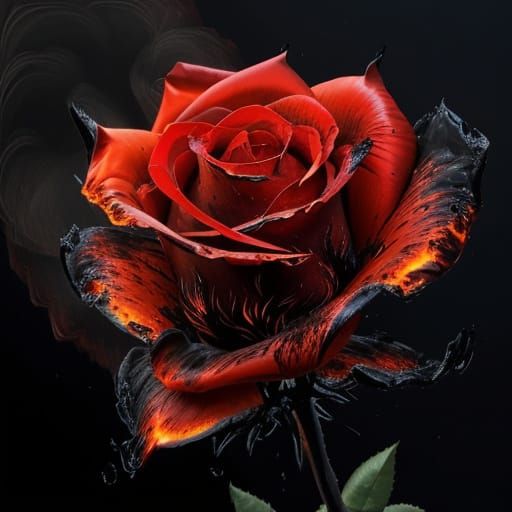 Red Fire Rose