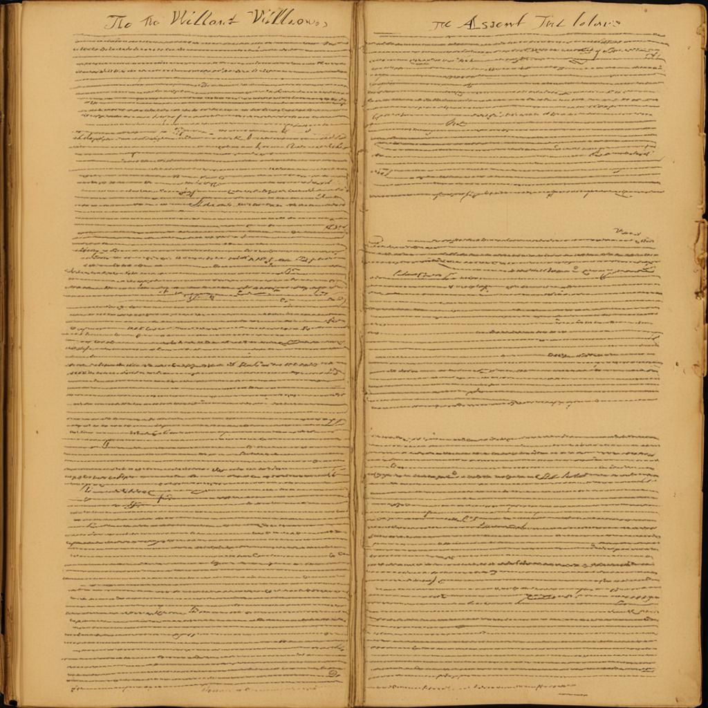 Lost Faulkner Manuscript in Detailed Matte Painting