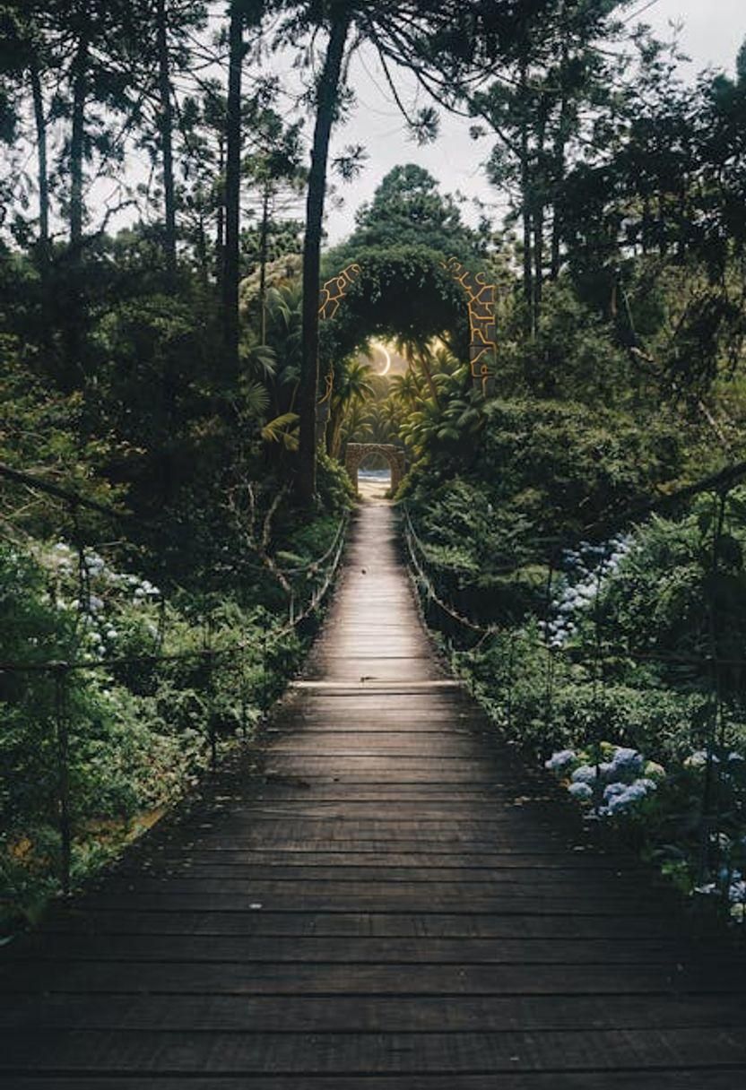 Surreal Portal to a Beach Paradise