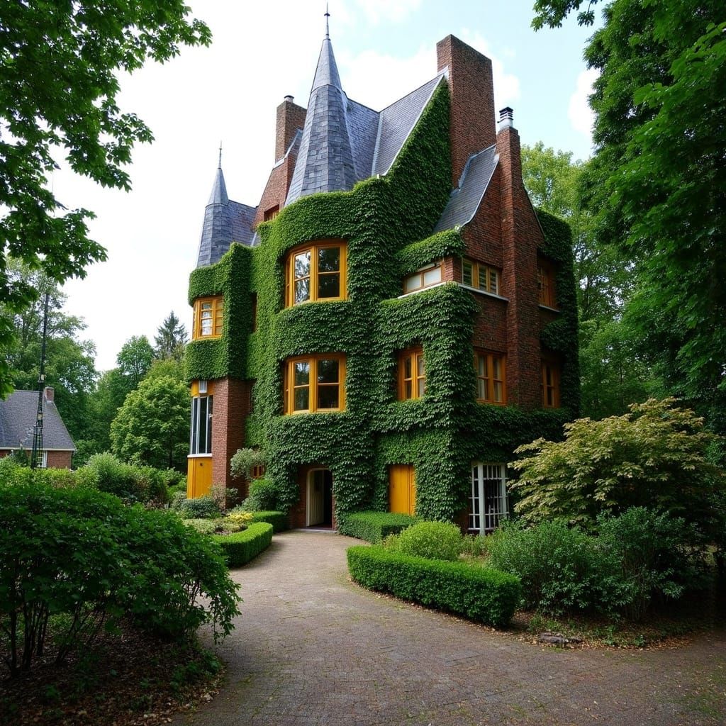 Suburban mansion (inspired by Egbert Reitsma)